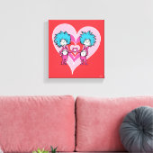 セウス・バレンタイン | Thing 1 Thing 2 キャンバスプリント (インサイチュ (リビング))