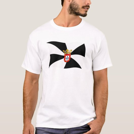 セウタの旗のTシャツ Tシャツ (正面)