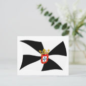 セウタ国旗 ポストカード (スタンド正面)