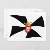 セウタ国旗 ポストカード (正面/裏面)