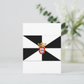 セウタ国旗 ポストカード (スタンド正面)