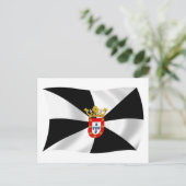 セウタ国旗 ポストカード (スタンド正面)