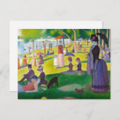 セウラット ラ・グランド・ジャット ポストカード (正面/裏面)