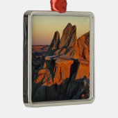 セオドアルーズベルト国立公園のバドランズ メタルオーナメント (右)