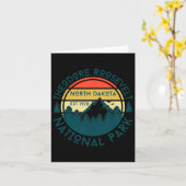 セオドアルーズベルト国立公園ノースダコタナトゥ カード (黄色い花)