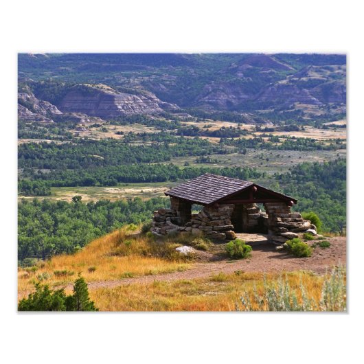 セオドアルーズベルト国立公園ノースダコタ フォトプリント            (正面)