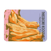 セオドアルーズベルト国立公園ノースダコタ マグネット (横)