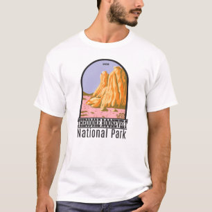 セオドアルーズベルト国立公園ノースダコタ Tシャツ