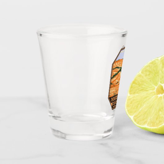 セオドアルーズベルト国立公園ヴィンテージ ショットグラス (左)