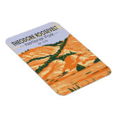 セオドアルーズベルト国立公園ヴィンテージ マグネット (右側)