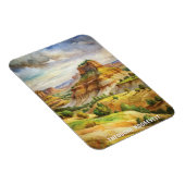 セオドアルーズベルト国立公園水彩画 マグネット (右側)