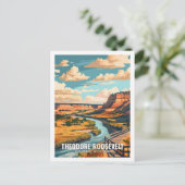 セオドアルーズベルト国立公園米国ノースダコタ ポストカード (スタンド正面)