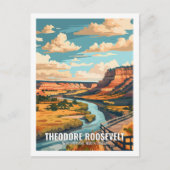 セオドアルーズベルト国立公園米国ノースダコタ ポストカード (正面)
