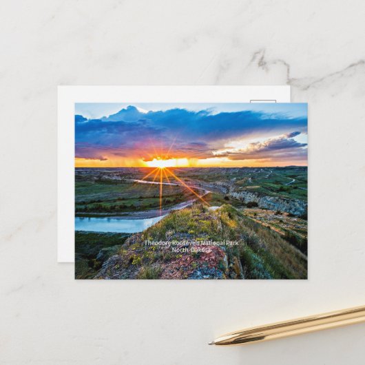 セオドアルーズベルト国立公園 ポストカード (正面/裏面インサイチュ)