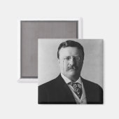 セオドアルーズベルト大統領ポートレート マグネット (正面/裏面)