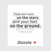 セオドアルーズベルト引用文アイズオンザスターズ シール (シート)