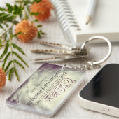 セオドアルーズベ感動的ルト引用文"立つ" キーホルダー (正面右)