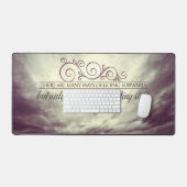 セオドアルーズベ感動的ルト引用文"立つ" デスクマット (キーボード&マウス)