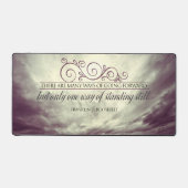 セオドアルーズベ感動的ルト引用文"立つ" デスクマット (正面)