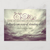 セオドアルーズベ感動的ルト引用文"立つ" ポストカード (正面)