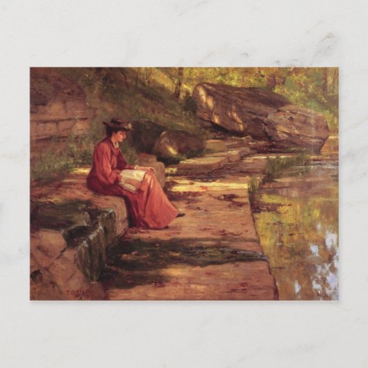 セオドア温厚なSteele著川によるデイジー ポストカード (正面)