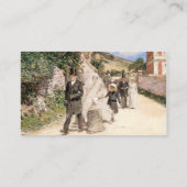 セオドア結婚・ロビンソンによる行進 名刺 (裏面)