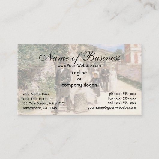 セオドア結婚・ロビンソンによる行進 名刺 (正面)