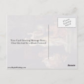 セオドア・カシラウのハーレムの場面 ポストカード (裏面)