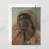 セオドア・ジェリコーの若い黒人の女性 ポストカード (正面/裏面)