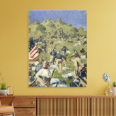 セオドア・ルーズベルトがサンフアンを連れて行く キャンバスプリント (インサイチュ (リビング))