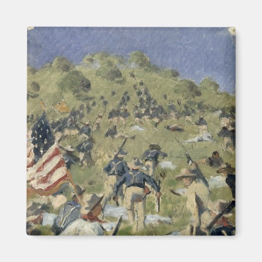 セオドア・ルーズベルトがサンフアンを連れて行く マグネット (正面)