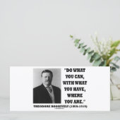 セオドア・ルーズベルトできる引用文 (スタンド正面)