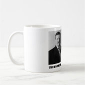 セオドア・ルーズベルトできる引用文 コーヒーマグカップ (左)