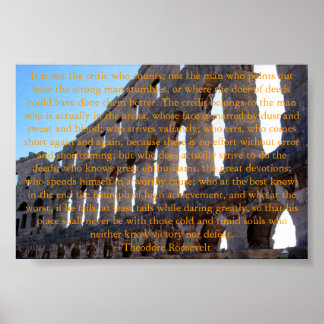 セオドア・ルーズベルトによるアリーナの男 ポスター