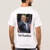 セオドア・ルーズベルトのよい共和党員 Tシャツ (裏面)