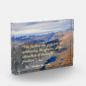 セオドア・ルーズベルトの引用 フォトブロック (左)