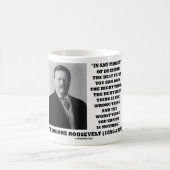 セオドア・ルーズベルトの決定の権利の悪事の事 コーヒーマグカップ (中央)