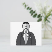 セオドア・ルーズベルトの漫画 ポストカード (スタンド正面)