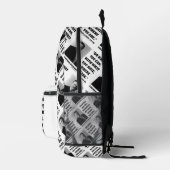 セオドア・ルーズベルトは今の場所でできることを行う プリントバックパック (右)