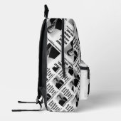 セオドア・ルーズベルトは今の場所でできることを行う プリントバックパック (左)