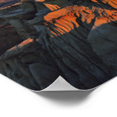 セオドア・ルーズベルト国立公園のバッドランド ポスター (角)