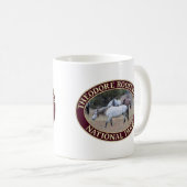 セオドア・ルーズベルト国立公園の野生の馬 コーヒーマグカップ (正面右)