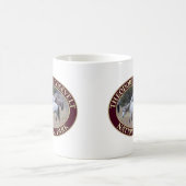 セオドア・ルーズベルト国立公園の野生の馬 コーヒーマグカップ (中央)