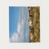 セオドア・ルーズベルト国立公園の野生の馬 タペストリー (正面)