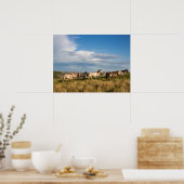 セオドア・ルーズベルト国立公園の野生の馬 ポスター (キッチン)