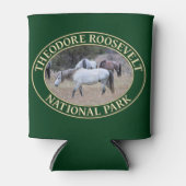 セオドア・ルーズベルト国立公園の野生の馬 缶クーラー (正面)