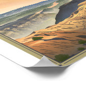 セオドア・ルーズベルト国立公園リトーのアートワーク ポスター (角)