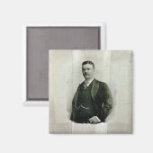 セオドア・ルーズベルト大佐のポートレート マグネット (正面/裏面)