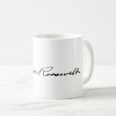 セオドア・ルーズベルト大統領のサイン コーヒーマグカップ (正面右)