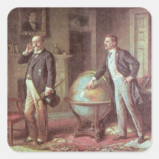 セオドア・ルーズベルト大統領 スクエアシール (正面)